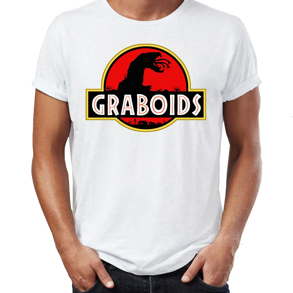 

Men's T Shirt Jurassic Graboids Tremors Cult Classic Artsy Awesome Artwork Printed Tee