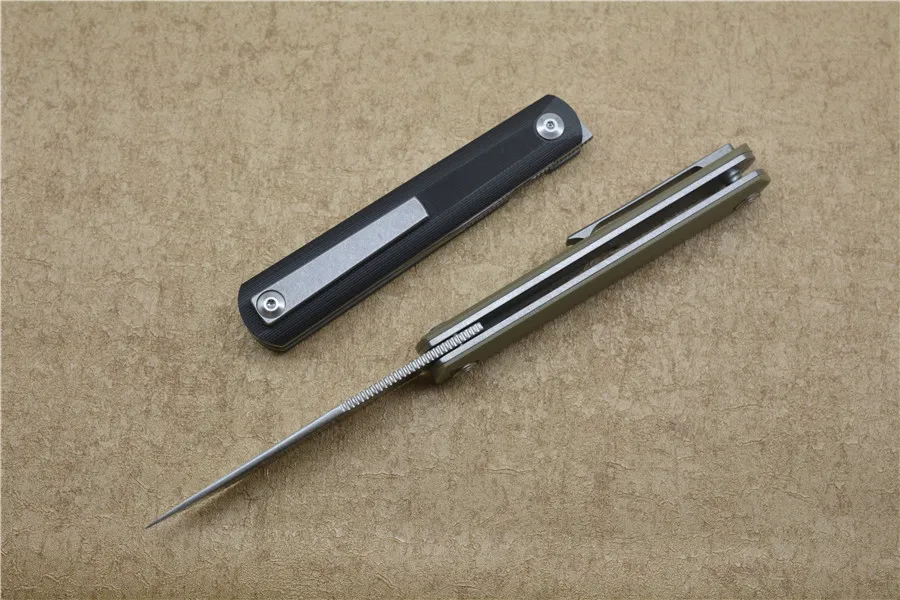 XS ZIEBR складной нож 9CR18MOV стальное лезвие G10 Ручка Открытый Отдых Охота карманные Фруктовые Ножи EDC инструменты