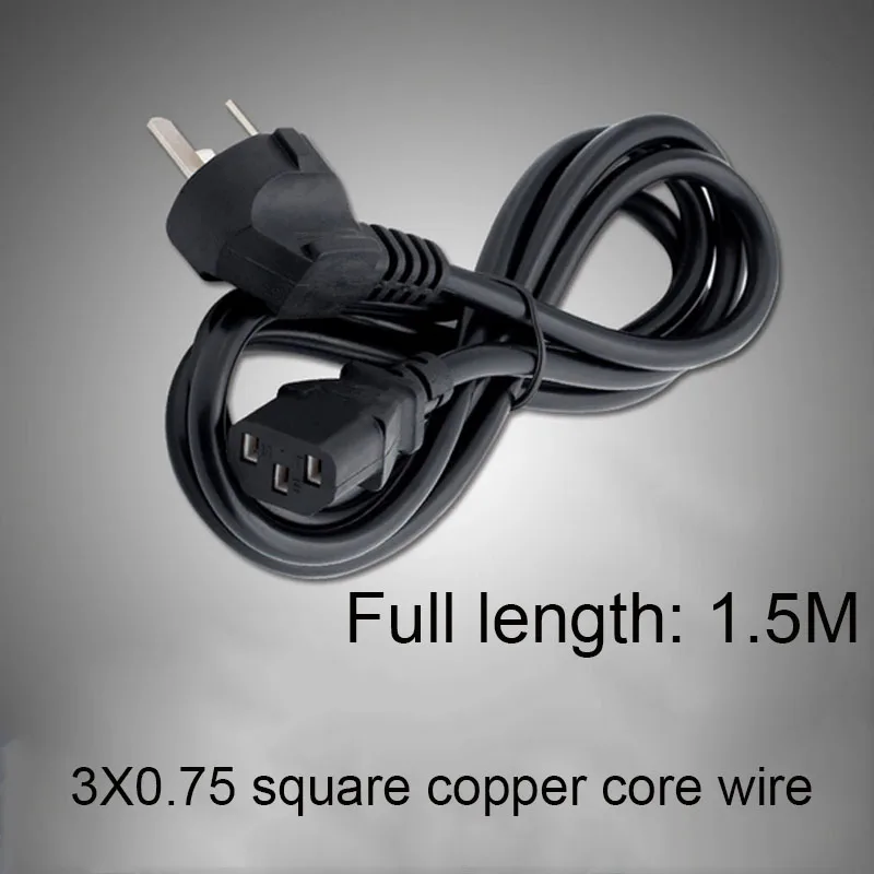 

5 pcs AC Power Cord Power Lead Extension Cable Power Supply Cable 1.5m For Notebook Laptop Computer Monitor Printer TV