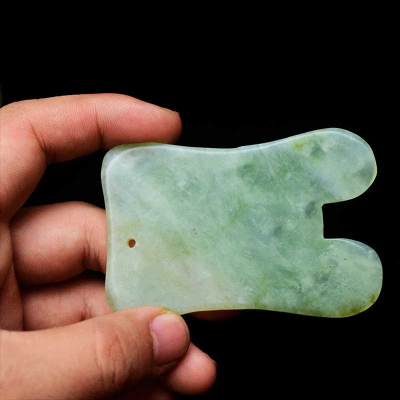 China Traditional Natural Jade Scraping Board Body Facial Acupuncture Slimming Tool Physiotherapy Health Care Massager Wholesale China Traditional Natural Jade Scraping Board Body Facial Acupuncture Slimming Tool Physiotherapy Health Care Massager Wholesale