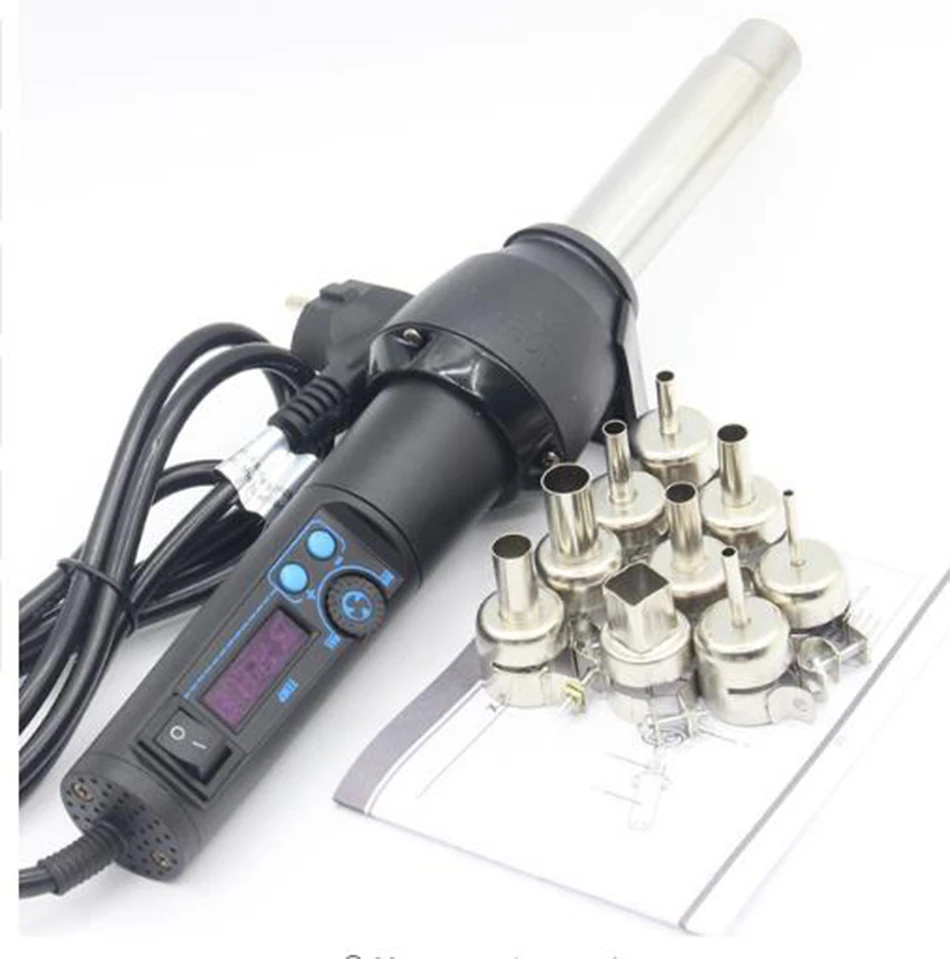 Паяльная станция RIESBA 8858LCD EU/US 650W с ЖК дисплеем регулируемый электронный пистолет