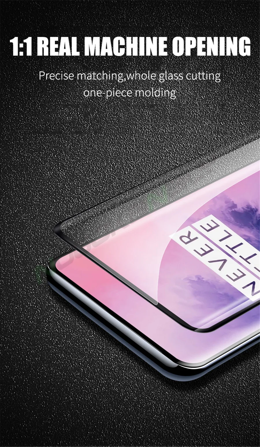 3D изогнутое полное покрытие из закаленного стекла для Oneplus 7 Pro Защита экрана для One plus 7 Pro стеклянная защитная пленка