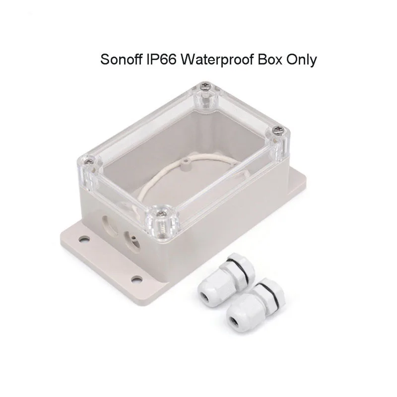 Sonoff Dual 2CH Wifi умный переключатель домашний пульт дистанционного управления беспроводной переключатель универсальный модуль Таймер Wi-Fi переключатель умный дом управление Лер - Цвет: 1pcs Waterproof box