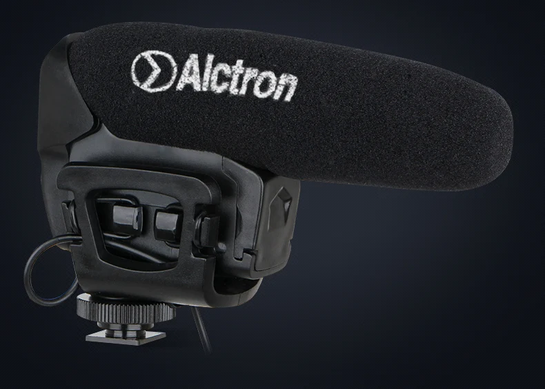Alctron VM 6 Shotgun DV стерео запись интервью микрофон для Canon Nikon любая DSLR камера