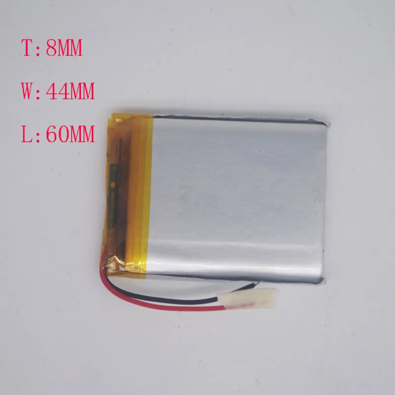 3.7V Lithium Battery Polymer 804460/805060 Mobile Power Supply for GPS Navigation Camera Instrument | Электроника