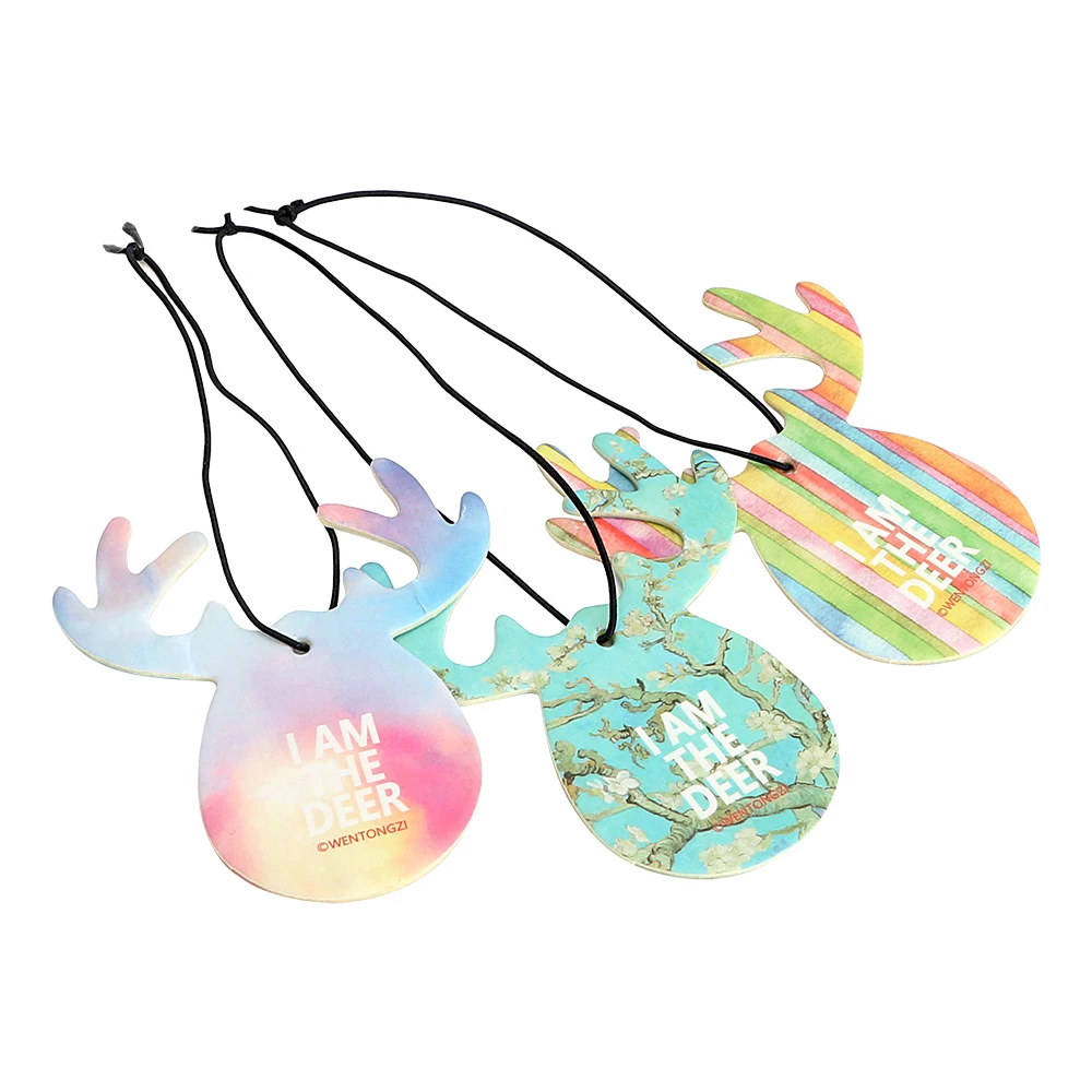 

Car Hanging Perfume Air Freshener Deer Shape One Deer Safe Fragrance Eau De Toilette Car Vent Air Freshener Aroma