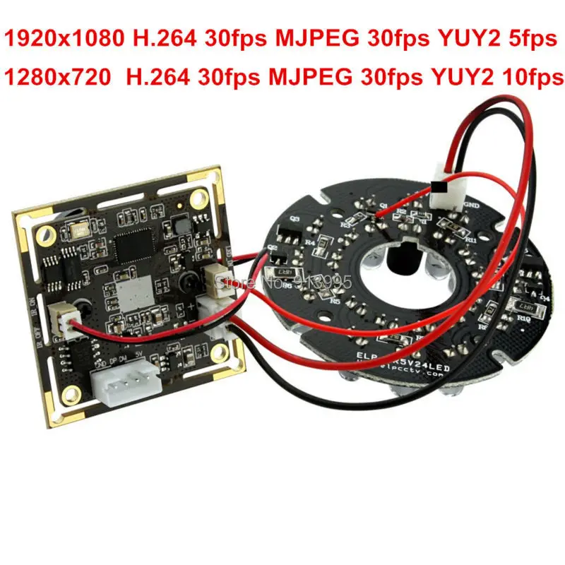 1080 P 1/3 CMOS AR0330 веб-камера Full HD 30fs H.264 широкий мини-Raspberry Pi ИК ночного видения USB совета Модуль камеры с 1 м кабель