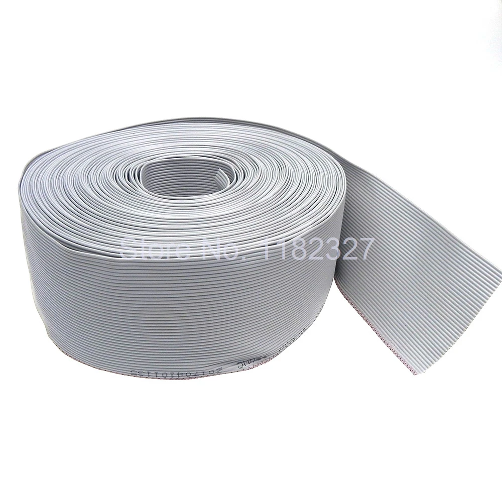 

(20 meters/lot) IDC flat cable Flat Ribbon Cable 40Pin 1.0mm 20 meters grey color