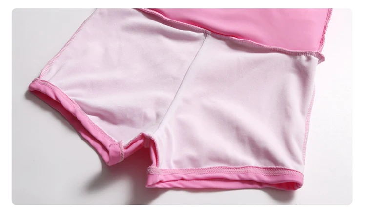 Купальник для девочек, цельный костюм, Пляжное платье, однотонная розовая детская юбка без рукавов для детей 1-8 лет, купальный костюм