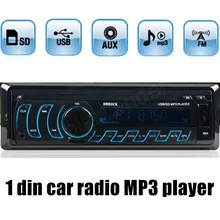 1 din 12 В автомобиля Radios Reproductores MP3 поддерживает стерео TF FM USB аудио Авто Электроника лучшая цена продажи без Bluetooth