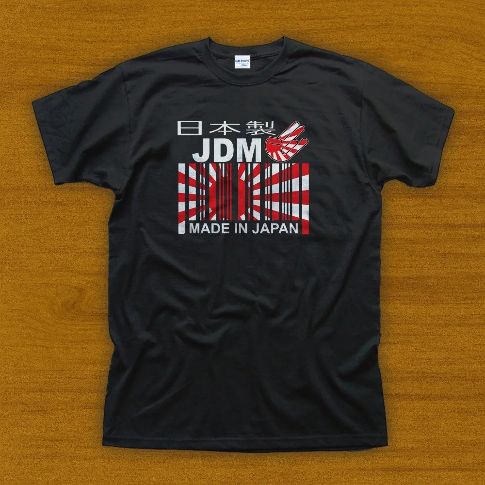 2019 Short Sleeve Plus Size Print Men T Shirt Summer New Jdm Made In