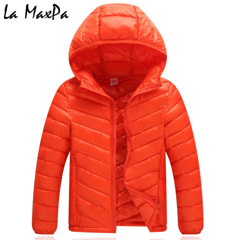 

Children's Jackets Coat Boys & Girls Autumn Warm Down Jackets Hooded Coat Junior Pakda Kids Winter Jacket Size6-13T Years