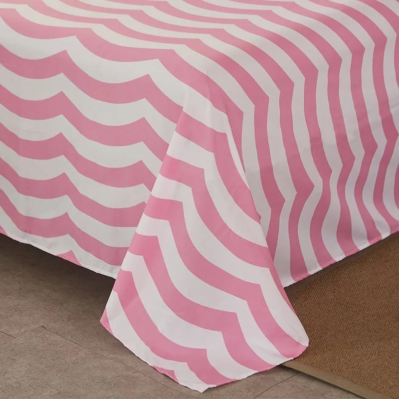 Solstice, домашний текстиль, розовый комплект постельного белья для девочек, детское постельное белье для подростков, клубничное одеяло, пододеяльник, наволочка в полоску, простыня, 3-4 шт