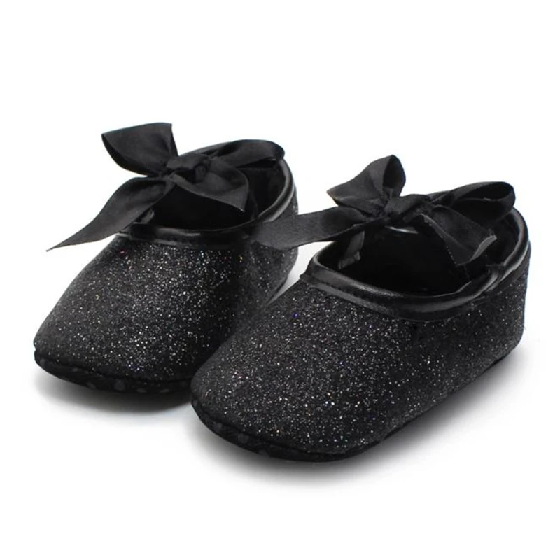 baby black shoes girl