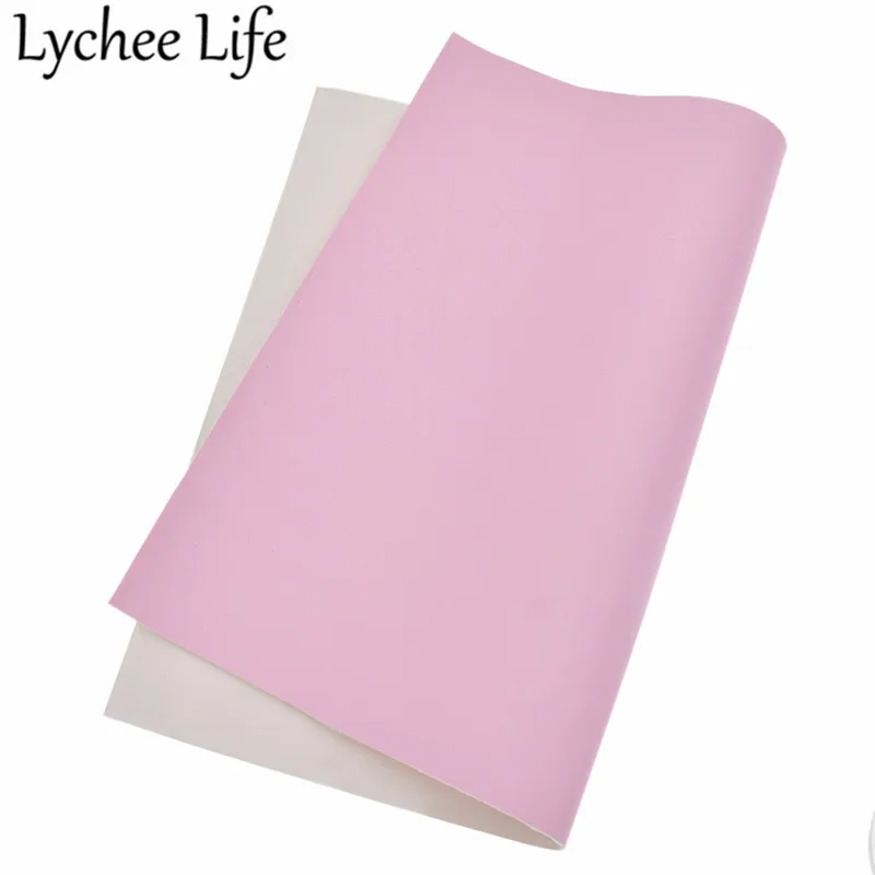 Lychee Life A4 мягкая гладкая искусственная кожа ткань сплошной цвет 29x21 см искусственная ткань DIY ручной работы швейная одежда декоративные принадлежности