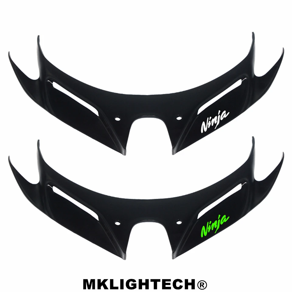 

For KAWASAKI NINJA 250 NINJA 400 2018-2019 with logo motorcycle front fairing aerodynamic tip of the wing ABS plastic cover