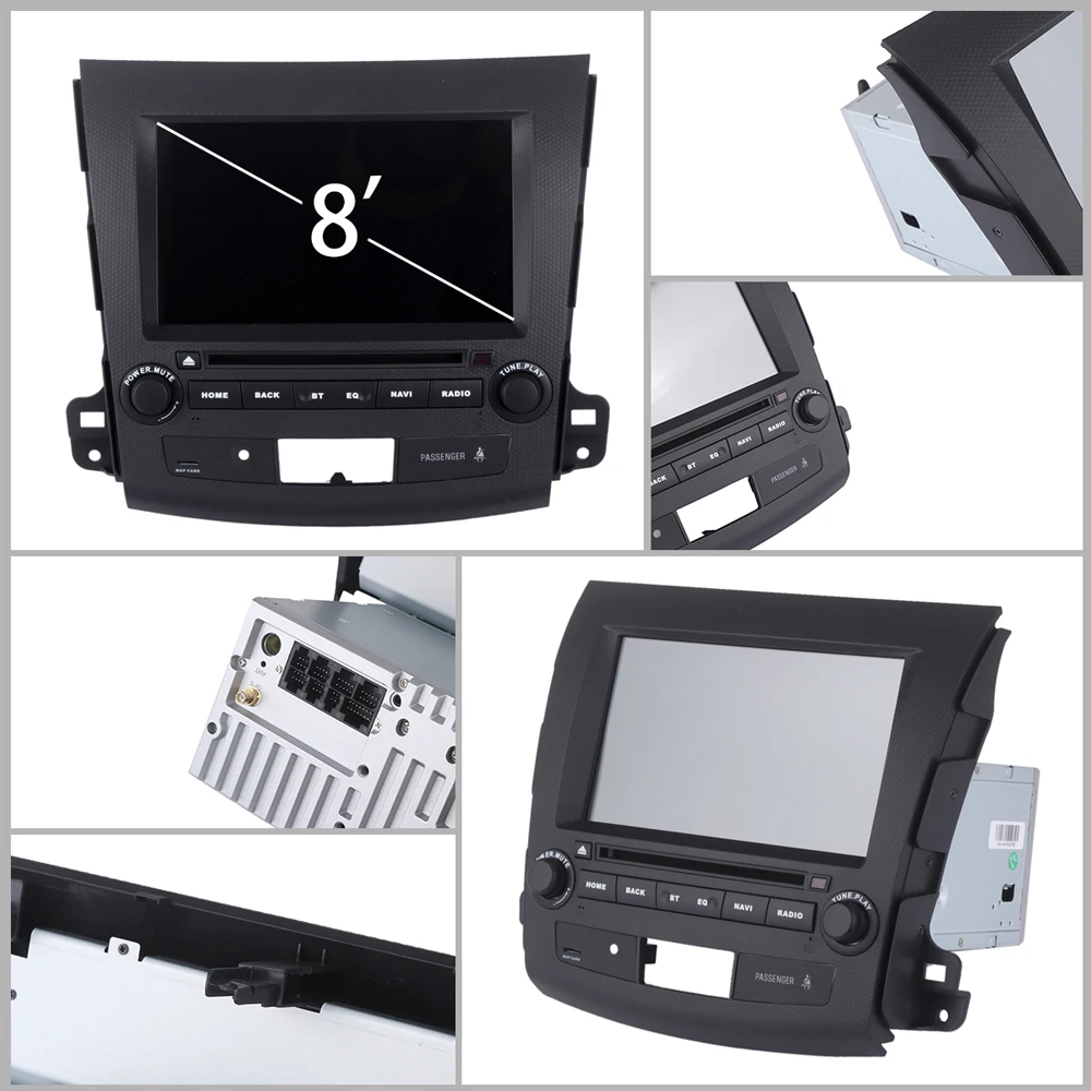 Discount For Mitsubishi Outlander XL EX Android 9.0 2G+16G Quad Core Autoradio Car DVD Radio Stereo GPS Navigation Multimedia Player 5