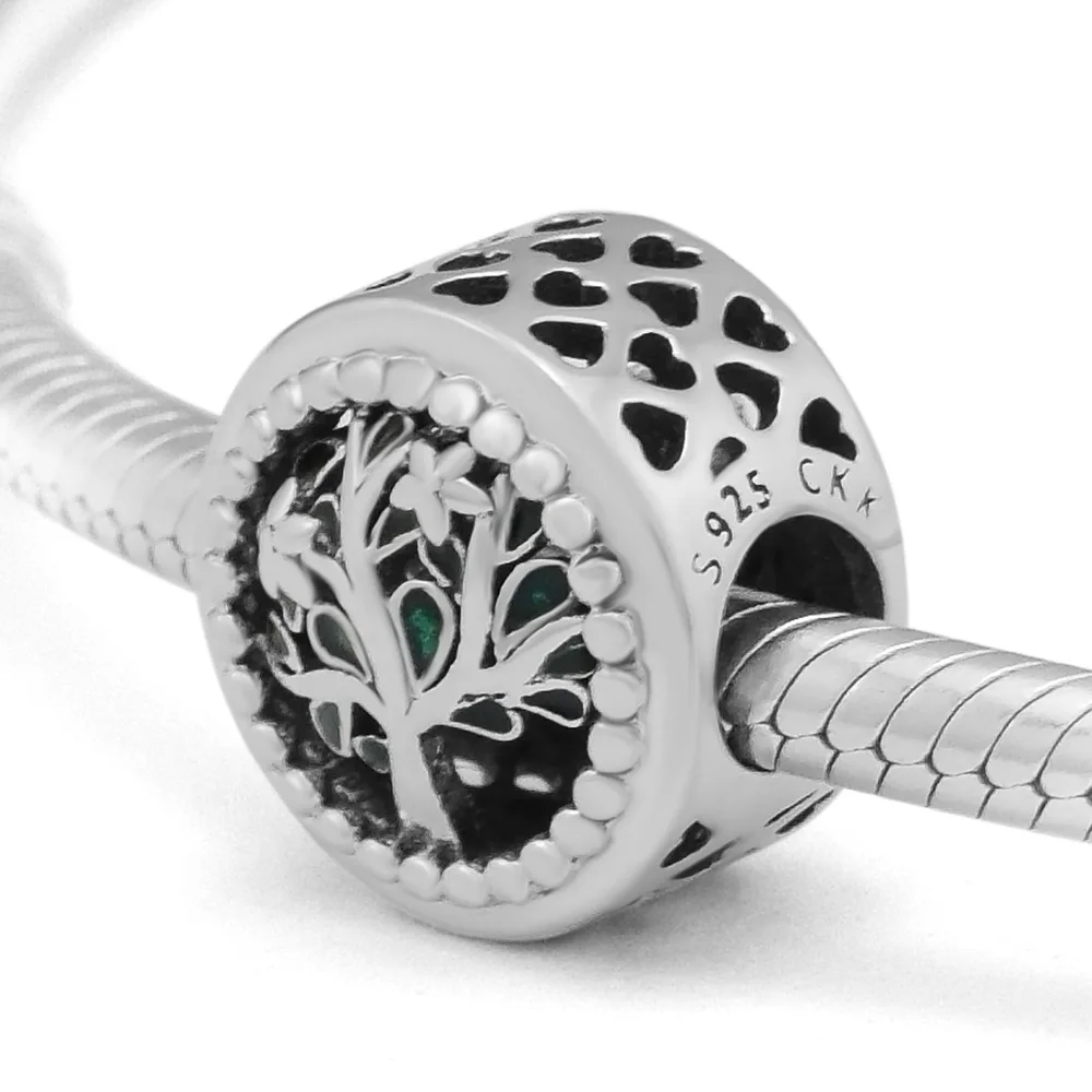 

BEADS for Jewelry Making BraceletS Radiant Hearts cHarMs 100% 925 OrigiNal Sterling Silver Jewerly Free Shipping