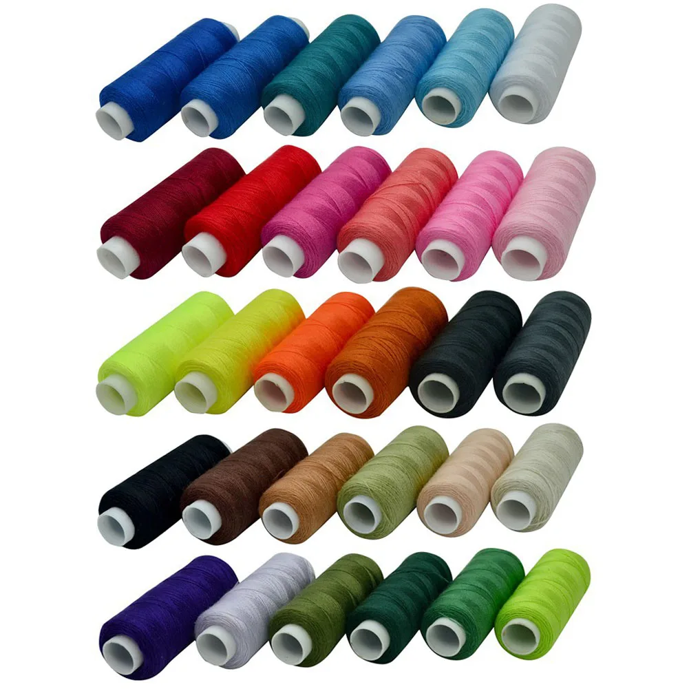 30 Colors 250 Yard Polyester Machine Embroidery Threads Hand Sewing