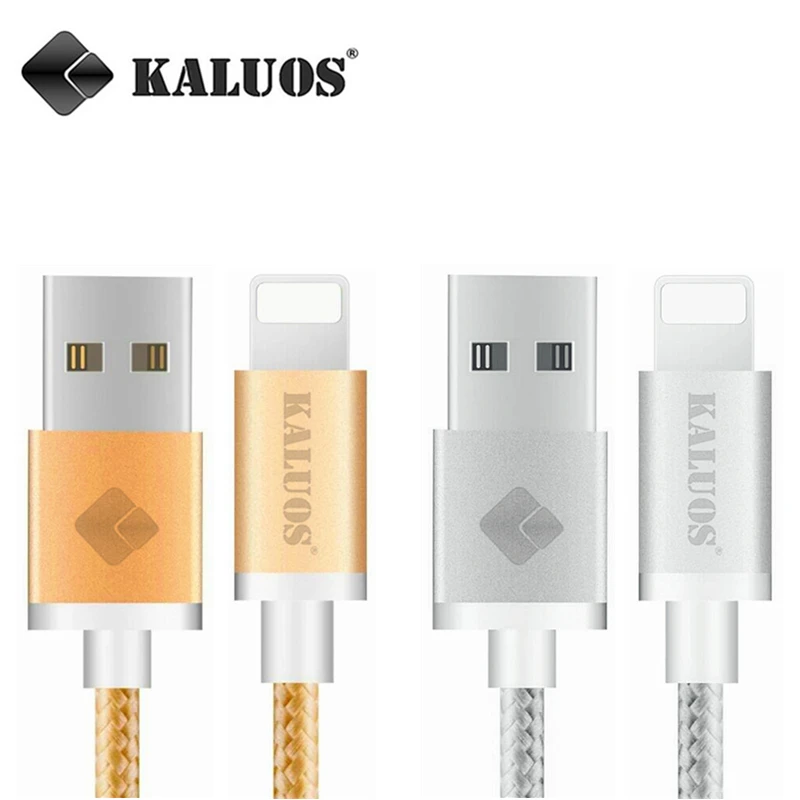KALUOS 8-Pin USB Data Sync Fast Charging Cable For iPhone 5 5S 5C 6 6S 7 Plus iPad 4 mini 2 3 Air 2 iOS8/9/10 Phone Charger Wire
