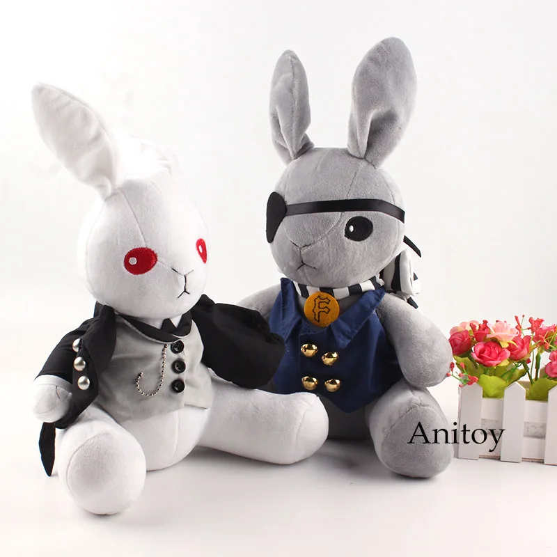 

Anime Kuroshitsuji Black Butler Plush Doll Rabbit Cosplay Ciel Phantomhive Stuffed Toy for Children 32cm