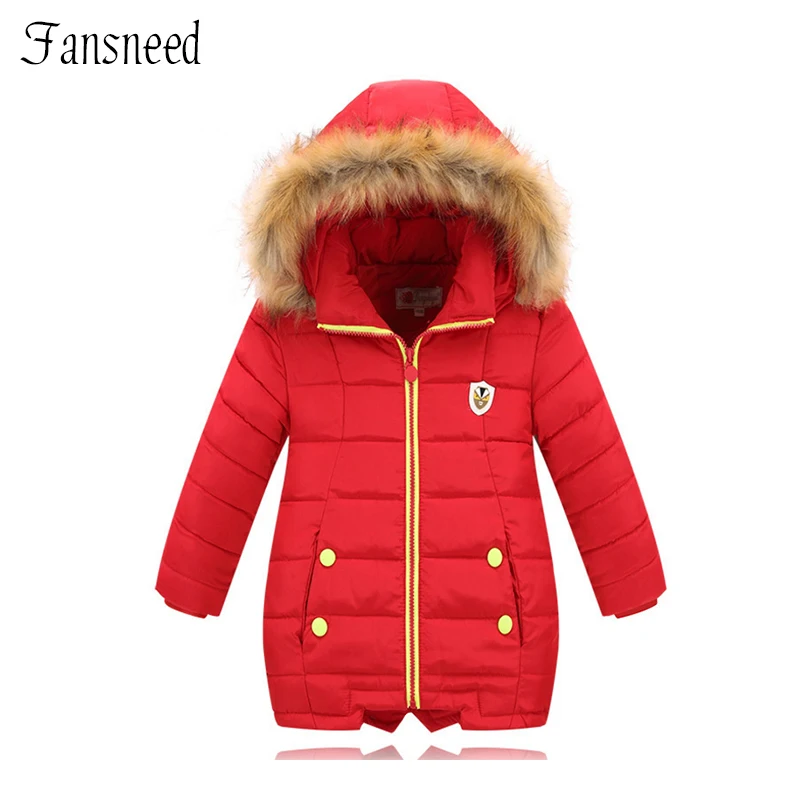 2016 winter new children s clothing girls cotton padded clothes down jacket lengthened thick coat