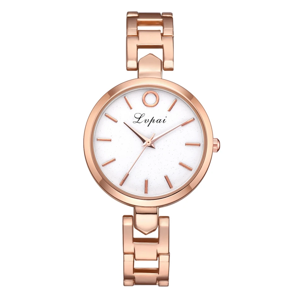 Lvpai Топ бренд часы женские розовое золото браслет простые reloj mujer montre femme|Женские