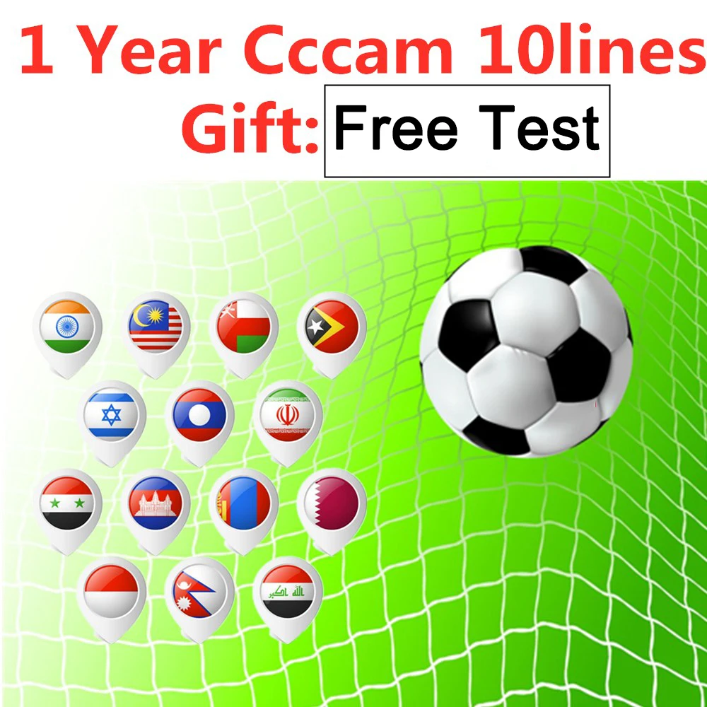 

1 Year Spain 6 7 8 Lines CCCAM for Europe Poland Portugal Germany Satellite TV Receiver Fast and Stable CCcams DVB-S2 Gtmedia