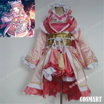 

[Customize] Anime Princess Connect Re:Dive Himemiya Maho Cosplay Costume Fox Lolita Kimono Uniform Dress Halloween costume for w