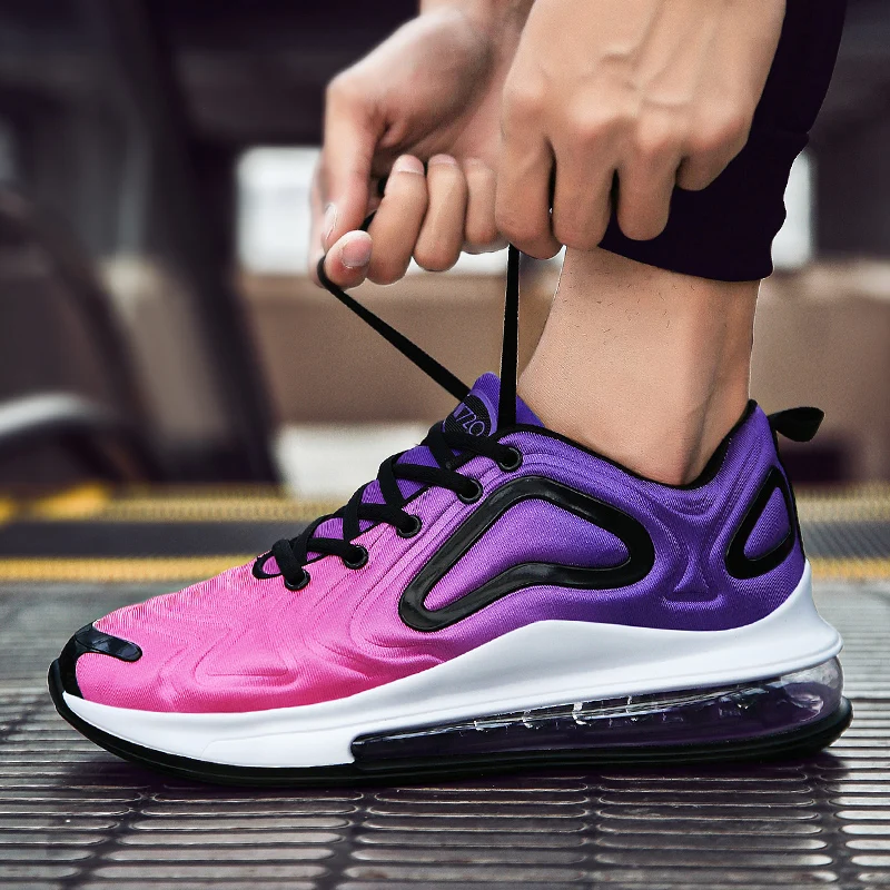 

Men Running Shoes 2019 New Breathable 720 True Air Cushion Jogging Shoes Outdoor Women Sneakers Athletc Sport Walking Shoes