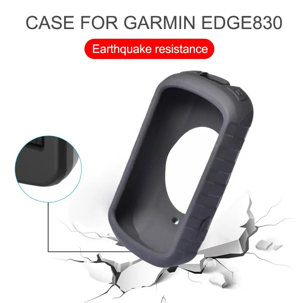 Funda de silicona para Garmin EDGE 830 Sunhoyu Negro