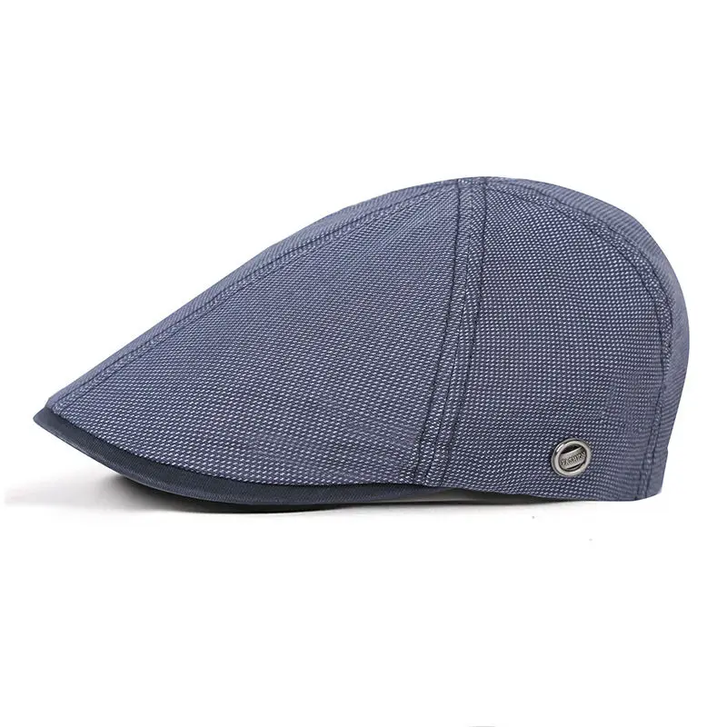 six panel flat cap
