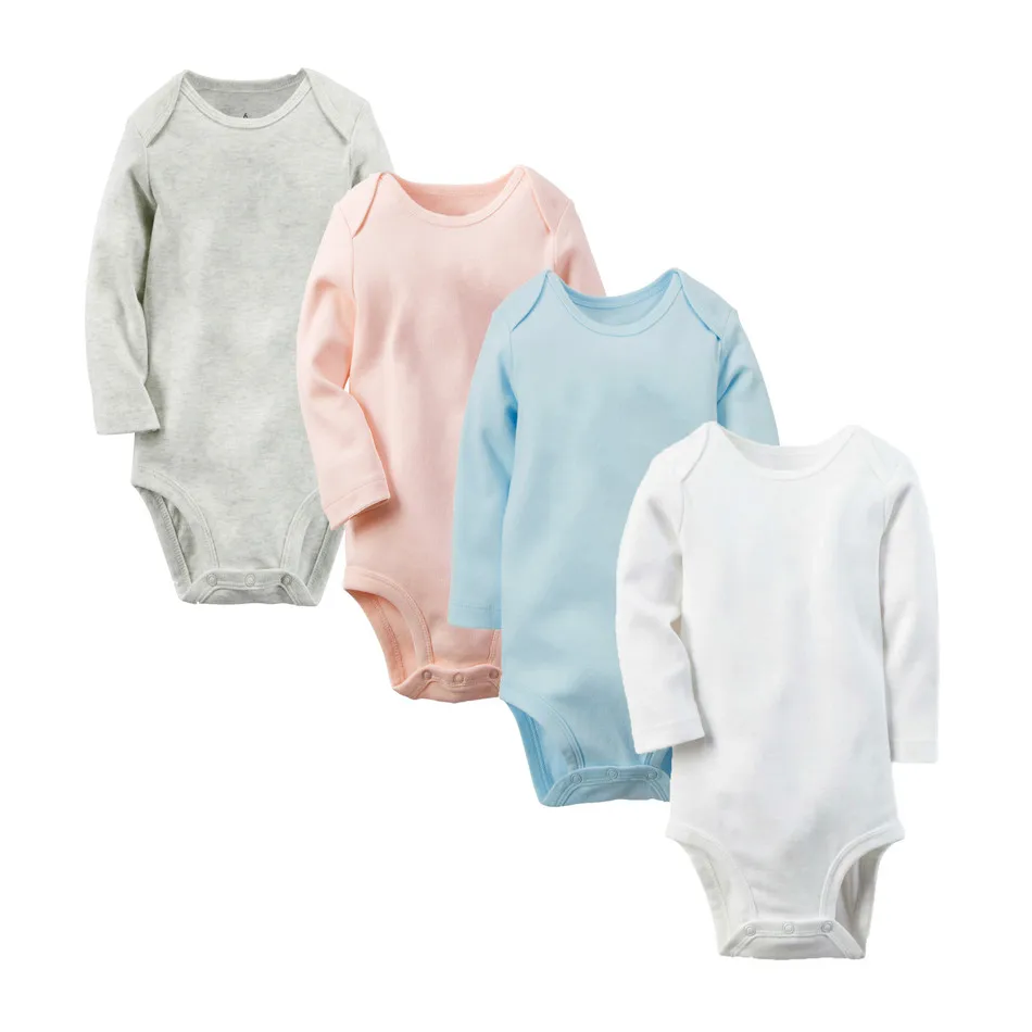 

Baby Long Sleeve romper bodysuit Newborn Spring And Autumn Clothes infant Blank romper