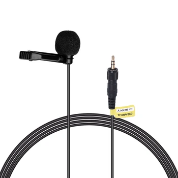 

CoMica CVM-M-O2 3.5mm Omnidirectional Microphone Input Cable High Sensitivity Signal Transmission for Sony Wireless Microphones