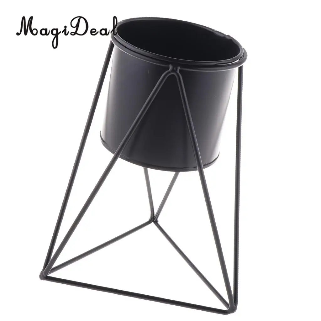 Nordic Iron Art Flower Vases Minimalism Design Flowerpot Tabletop Flower Pot Home Vases Home Office Decor