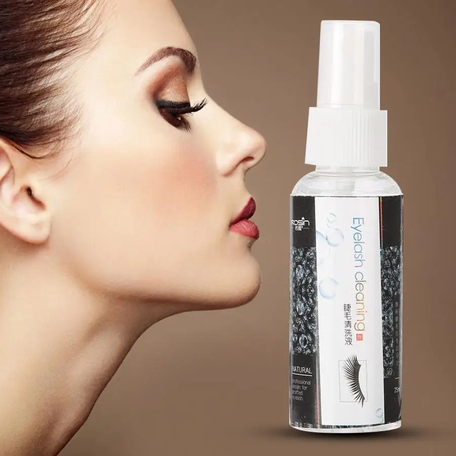 

Individual 75ML Eyelash Extension Cleanser Remove Grease Dirt Grafting False Eyelash Cleaner Lash Glue