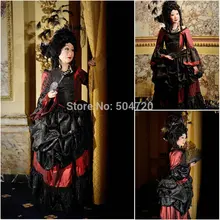 R-715 Vintage Costumes 1860s Civil War Southern Belle Ball Theater Dress/Gothic Lolita Dress Victorian Dresses