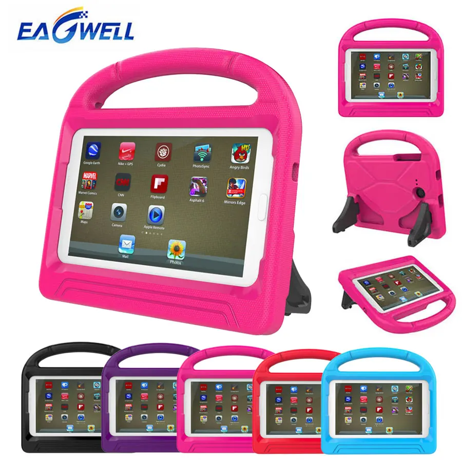 

Children Shockproof Case for Samsung GALAXY Tab 3 7.0'' T110 T113 Tab 4 T116 Kids EVA Silicone Protect Case Tablet Stand Cover