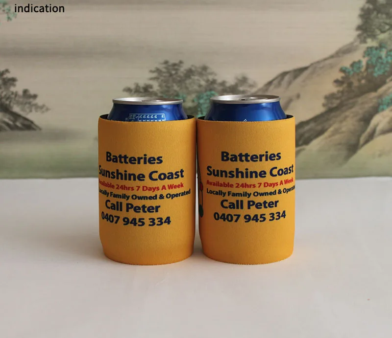 Latas durante as Celebrações da Festa de Aniversário Manga para 330 Personalizado Titular Tocos Neoprene Cerveja Pode Refrigerador ml Bolsas Térmicos 200 Pcs
