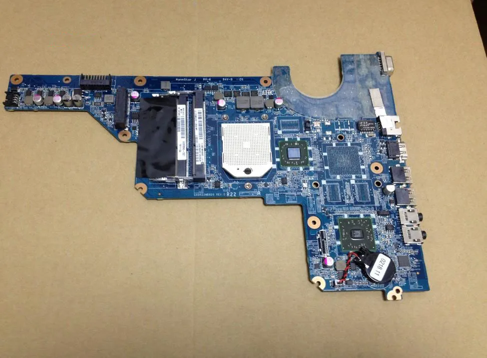 Free shipping ! 100% tested 638856-001 board for HP pavilion G4 G7 laptop motherboard with for AMD chipset,100% tested good free shipping g4 636370 001 da0r12mb6e1 laptop used disassemble