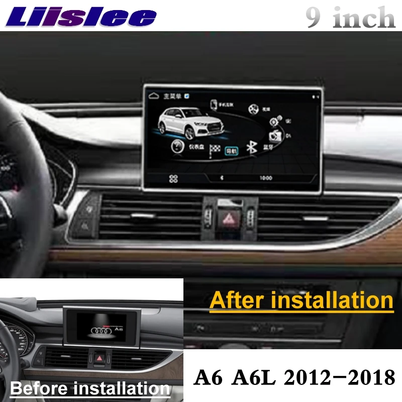 Liislee автомобильный мультимедийный плеер NAVI для Audi A6 A6L 2012 2013~ MMI стиль CarPlay Радио Стерео gps навигация