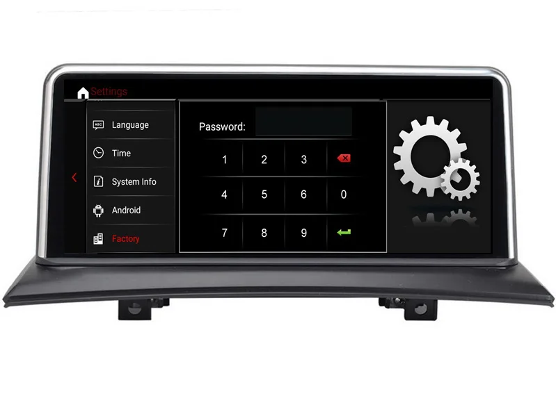 Sale Android 9.0 ID7 6 core CAR DVD FOR BMW X3 E83 (2004-2009) supply with iDrive player Multimedia stereo monitor ips screen in one 2
