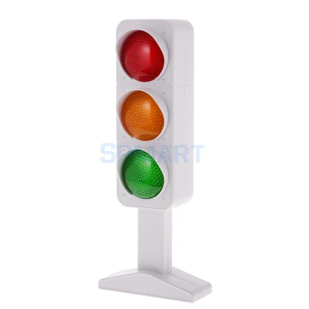 Plastic Road Traffic Light Model Miniature Children Game Play Fun Toy