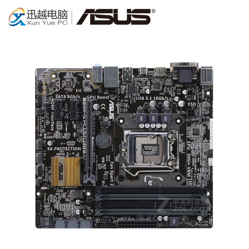 

Asus B85M-G PLUS/USB3.1 Desktop Motherboard B85 LGA 1150 For Core i3 i5 i7 DDR3 32G USB3.0 Micro ATX Original Used Mainboard