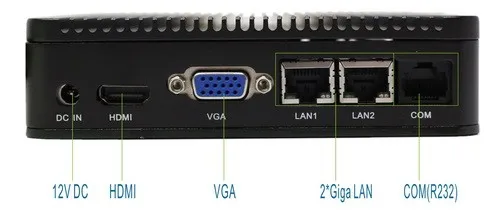 Специальное предложение 1HCIPC B101-2 HCSJ19NA, RJ1900 четырехъядерный процессор, VGA+ HDMI, 1* SO-DIMMDDR3, DC 12 V, 2* Giga LAN J1900 barebone система