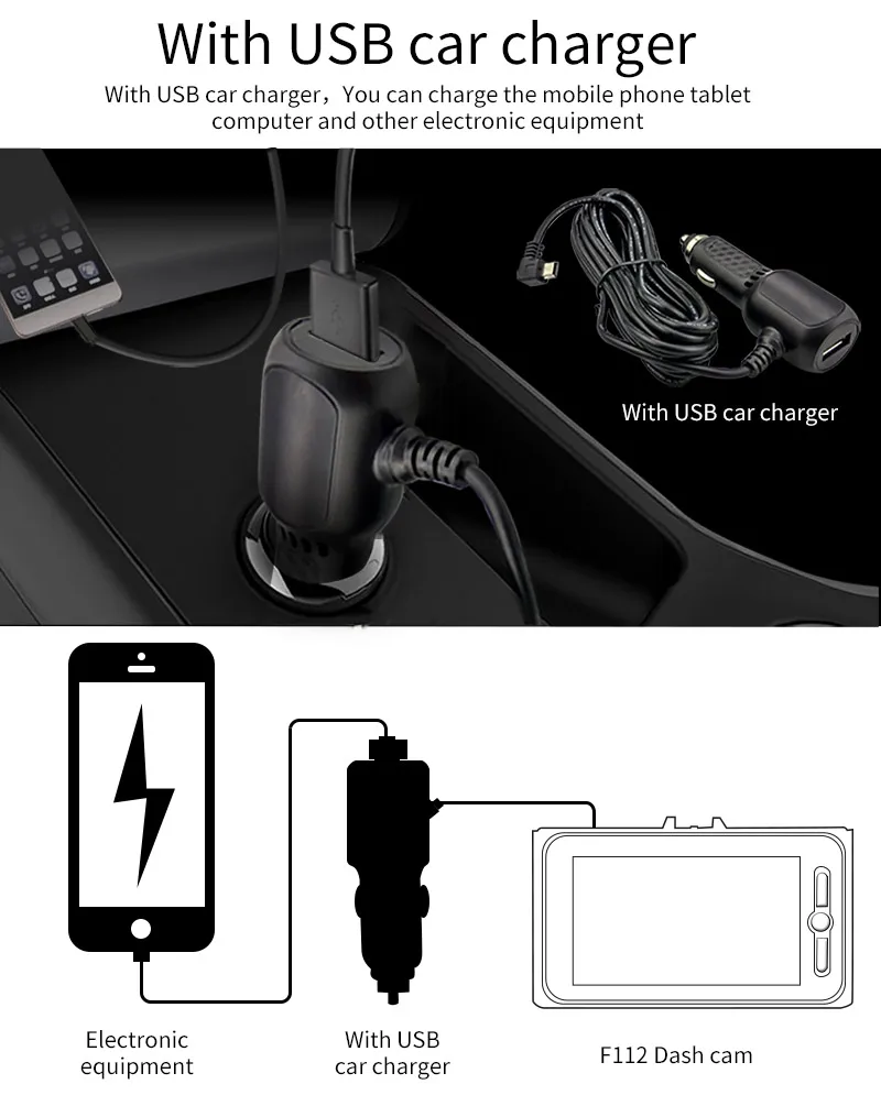 20 car dash camera recorder with night vision