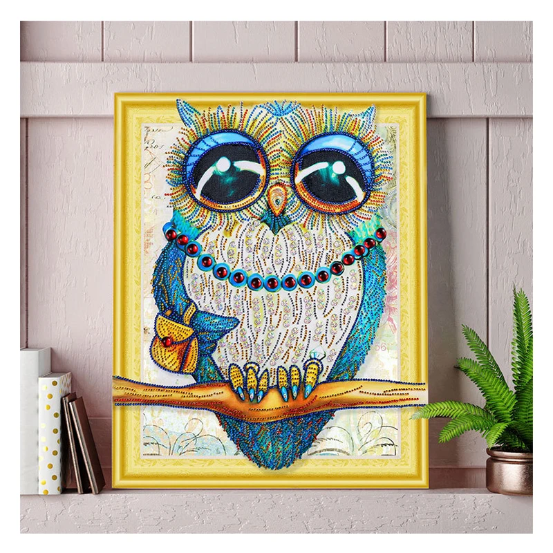 Алмазная мозаика сова схема