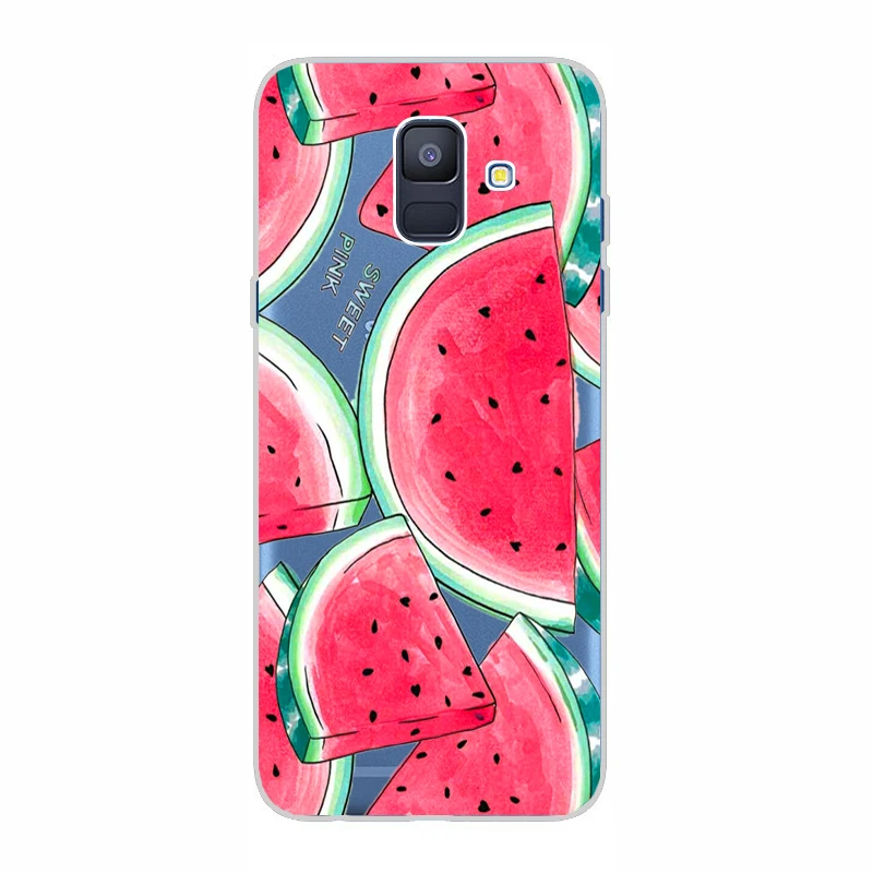 Чехол для Samsung Galaxy A6 Plus 2018 мягкий силиконовый чехол из ТПУ защитный задней панели