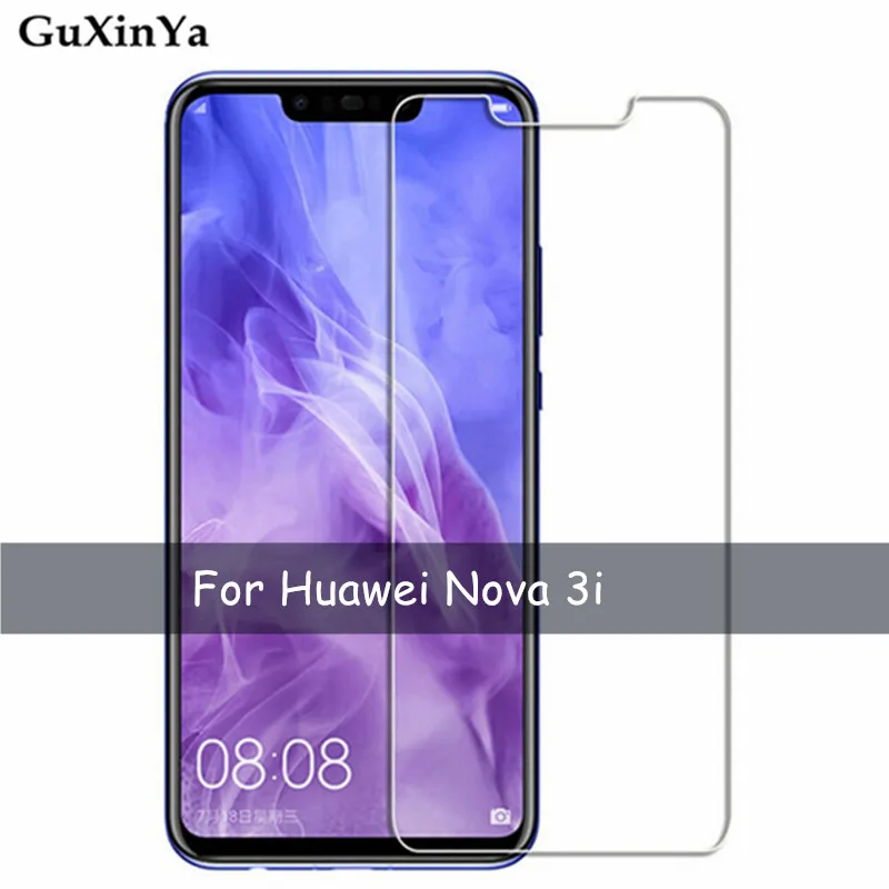 

2pcs Tempered Glass For Huawei Nova 3i Screen Protector Glass For Huawei Nova 3i Anti-scratch Glass INE-LX1r INE-LX2 Phone Film