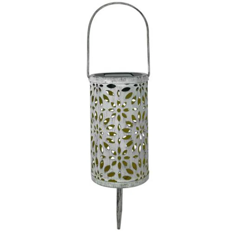 

Solar Power LED Lantern Outdoor Garden Walkway Night Lamp Warm White Light P U